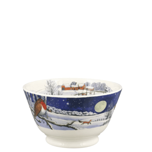 Emma Bridgewater Midnight Robin Small Old Bowl